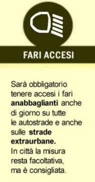 Fari accesi