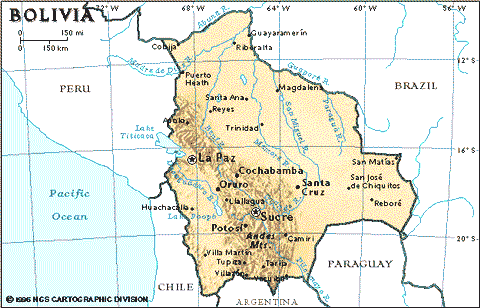 carta geografica di bolivia