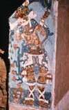 Uno dei dipinti murali di Cacaxtla